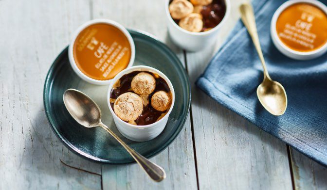 2 mini-pots café-noisette-chocolat